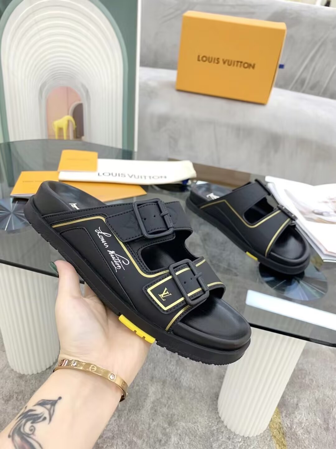 lv sandals